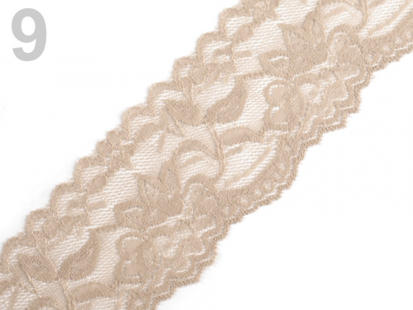 Elastická krajka šíře 55 mm 2. jakost