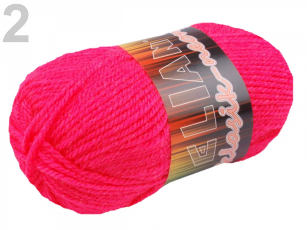 Příze pletací Klasik neon 50 g
