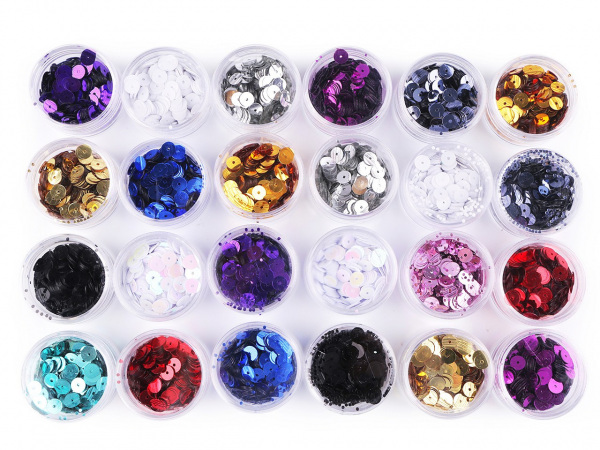 Flitry hladké Ø6 mm v krabičce 5 g