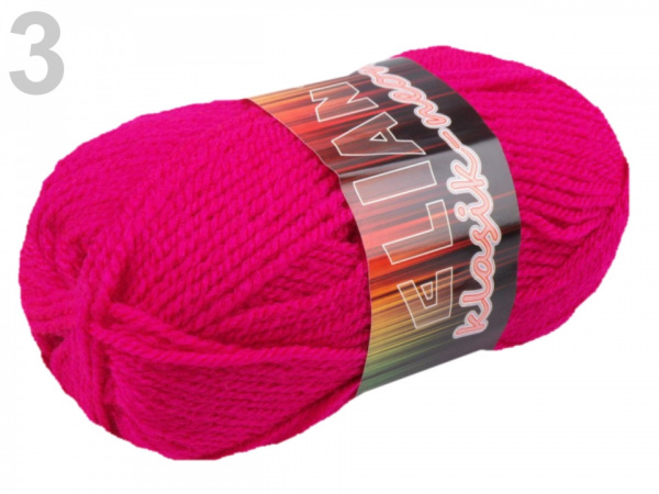 Příze pletací Klasik neon 50 g