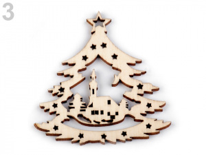 Dřevěné vánoční ozdoby