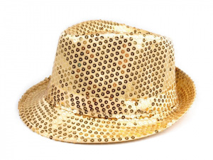 Klobouk s flitry