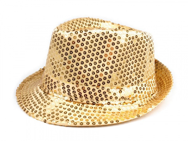 Klobouk s flitry