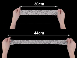 Elastická krajka / vsadka šíře 50 mm