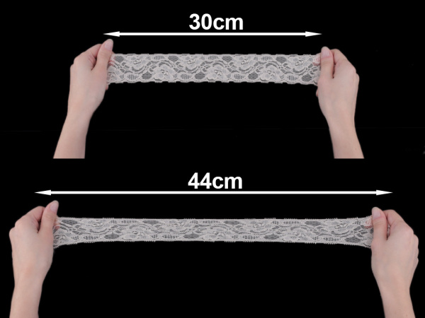 Elastická krajka / vsadka šíře 50 mm