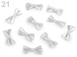 Svatební / prádlové mašličky 12x25 mm saténové