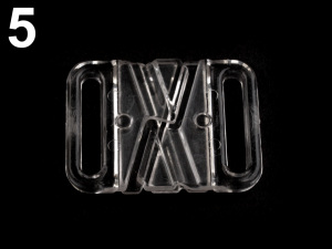 Zapínání plavkové šíře 18 mm plastové