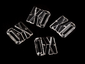 Zapínání plavkové šíře 18 mm plastové