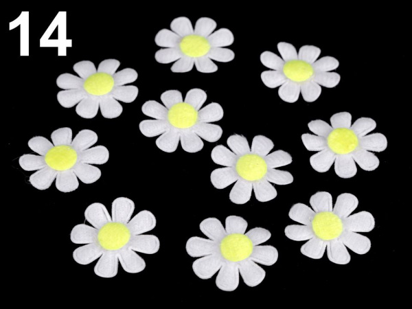 Květ z filcu Ø2,7 cm