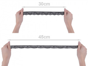 Elastická krajka šíře 30 mm