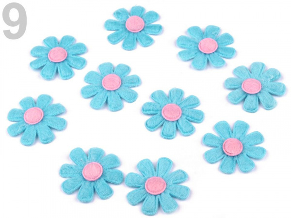 Květ z filcu Ø2,7 cm