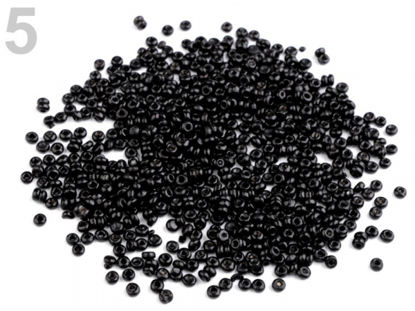 Dřevěné korálky disk 2x3 mm