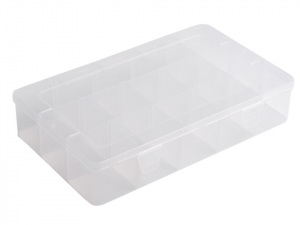 Plastový box / zásobník 16x27,5x5,5 cm