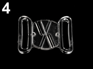 Zapínání plavkové šíře 18 mm plastové