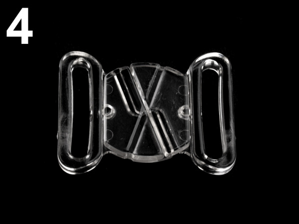 Zapínání plavkové šíře 18 mm plastové