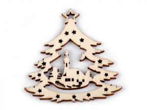 Dřevěné vánoční ozdoby