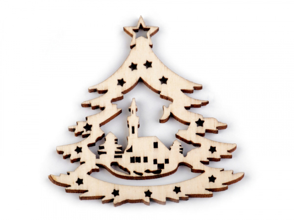 Dřevěné vánoční ozdoby