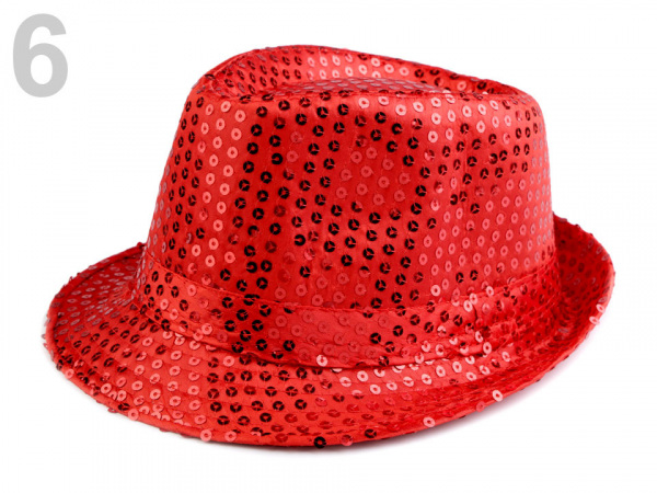 Klobouk s flitry