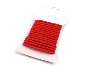 Šňůra z eko kůže 3 mm