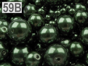 Skleněné voskové perly mix velikostí Ø4-12 mm