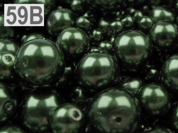 Skleněné voskové perly mix velikostí Ø4-12 mm