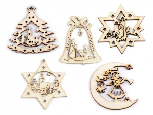 Dřevěné vánoční ozdoby