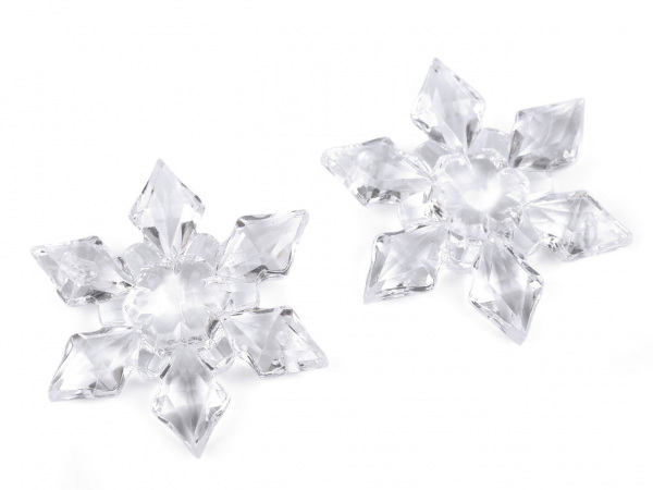 Dekorační vločky Ø45 mm k zavěšení