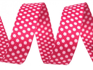 Keprovka šíře 18 mm puntíky