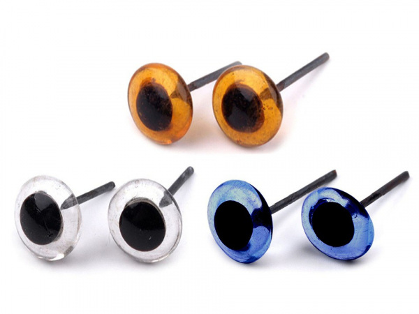 Skleněné oči napichovací Ø13-16 mm