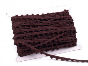 Prýmek šíře 7 mm s bambulkami Ø7 mm