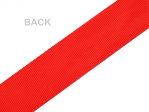 Rypsová stuha s puntíky šíře 24 mm