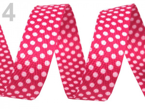 Keprovka šíře 18 mm puntíky