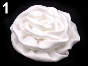 Saténová růže Ø70 mm