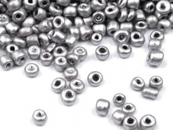 Rokajl 12/0 - 2 mm metalický, neprůhledný