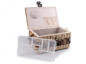 Kazeta / košík na šití čalouněný