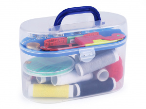 Sada na šití v boxu s jehelníčkem - velká