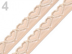 Elastická krajka šíře 17 mm