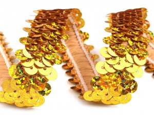 Flitrový prýmek šíře 20 mm s hologramem