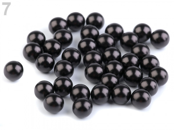 Perly / korálky Ø8 mm k nýtování