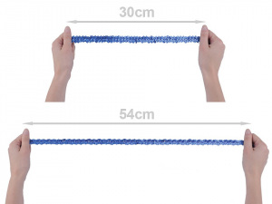 Flitrový prýmek šíře 20 mm s hologramem