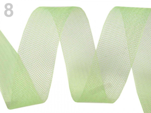 Modistická krinolína na vyztužení šatů a výrobu fascinátorů šíře 2,5 cm