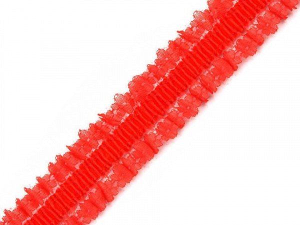 Pruženka s krajkovým volánkem šíře 25 mm