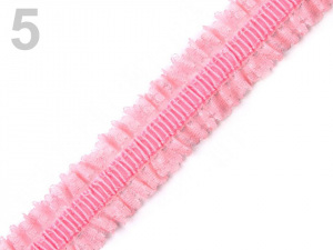 Pruženka s krajkovým volánkem šíře 25 mm