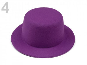 Mini klobouček /  fascinátor k dozdobení Ø13,5 cm