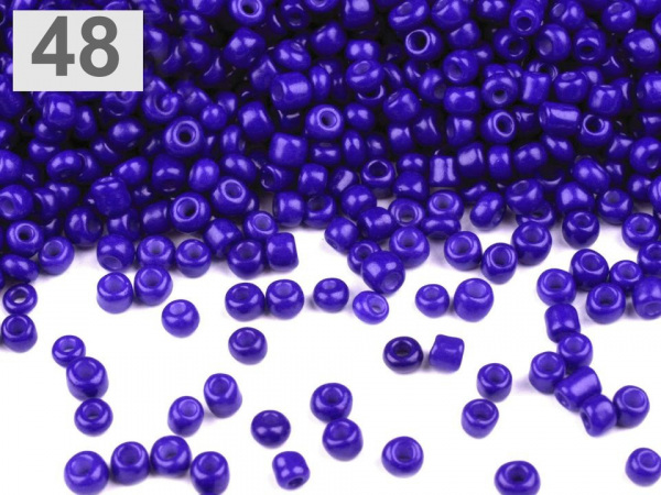 Rokajl 12/0 - 2 mm neprůhledný