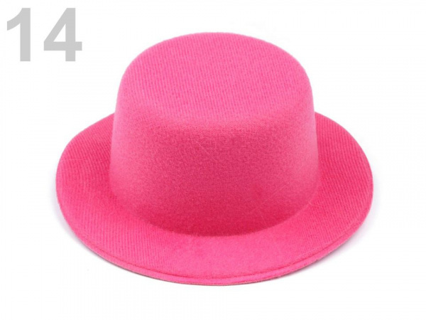Mini klobouček /  fascinátor k dozdobení Ø13,5 cm