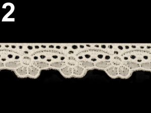 Bavlněná madeira - štykování šíře 20 mm