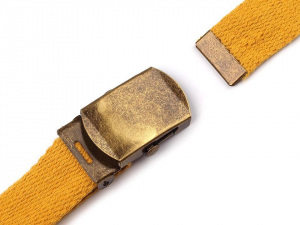 Kovová spona 25 mm na opasek s koncovkou