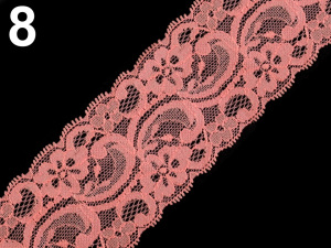 Elastická krajka / vsadka šíře 55 mm