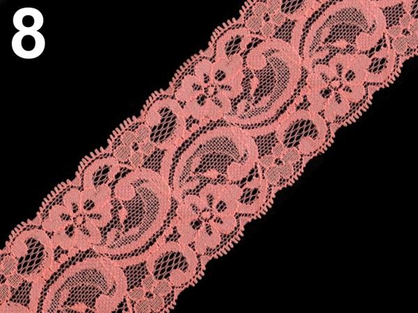 Elastická krajka / vsadka šíře 55 mm